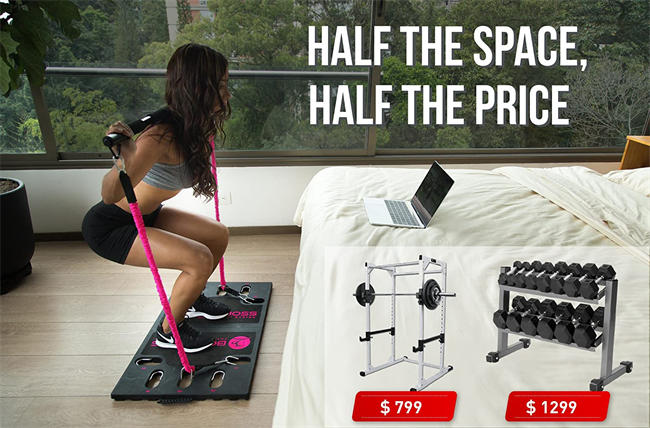 Full Portable Home Gym Workout Package